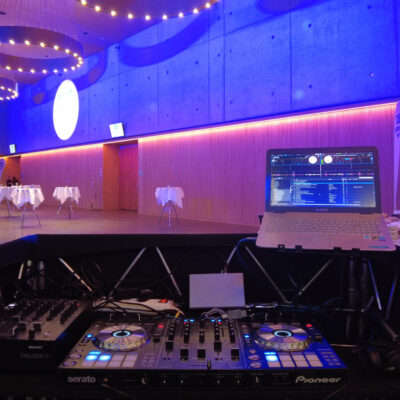 DJ Setup für eine Hochzeit in der Stadthalle Cham